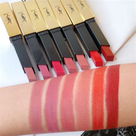 ysl slim stick swatch|ysl matte lipstick swatches.